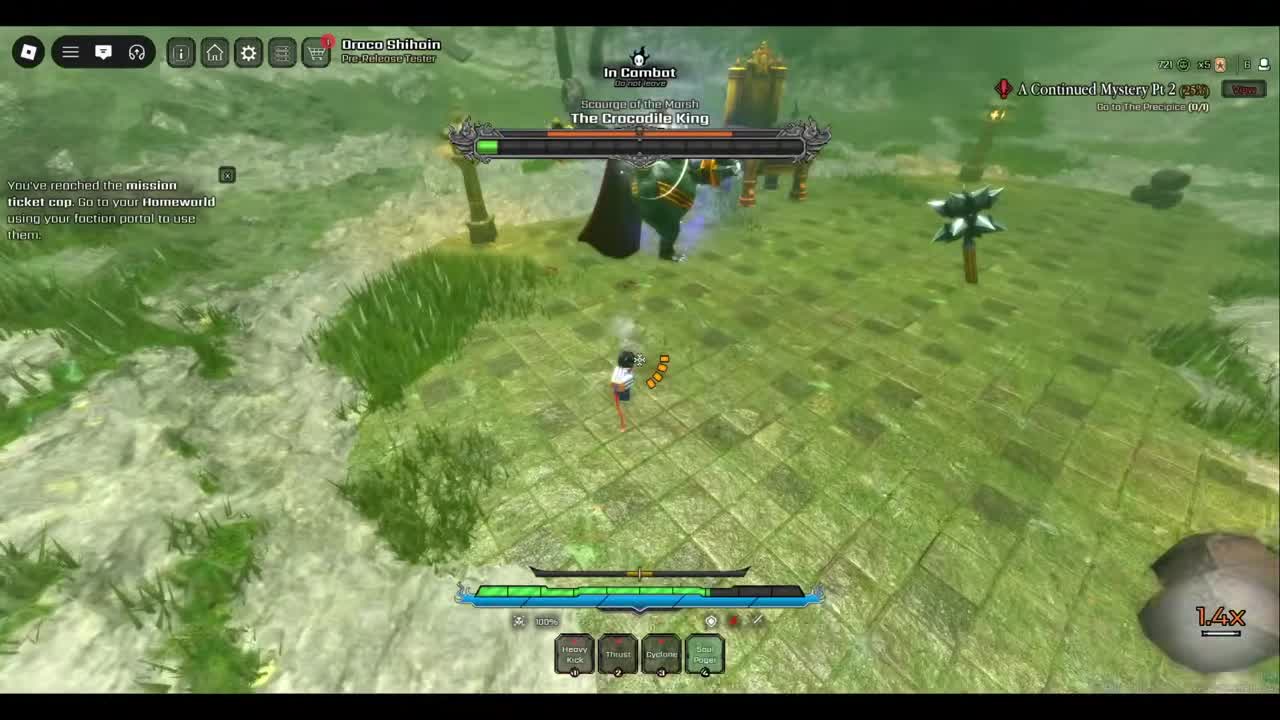 VV ULTIMATUM King Croc boss fight in the Marsh